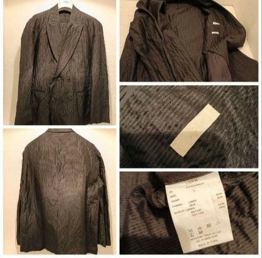 LIDNM SILK LINEN SUCKER JACKET Lサイズ美品