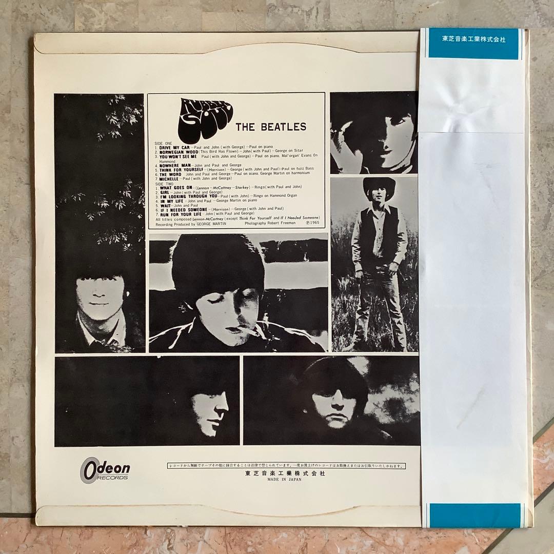 激レア!美品!1966年初回盤 水色帯 オデオン赤盤 ビートルズラバー・ソウル