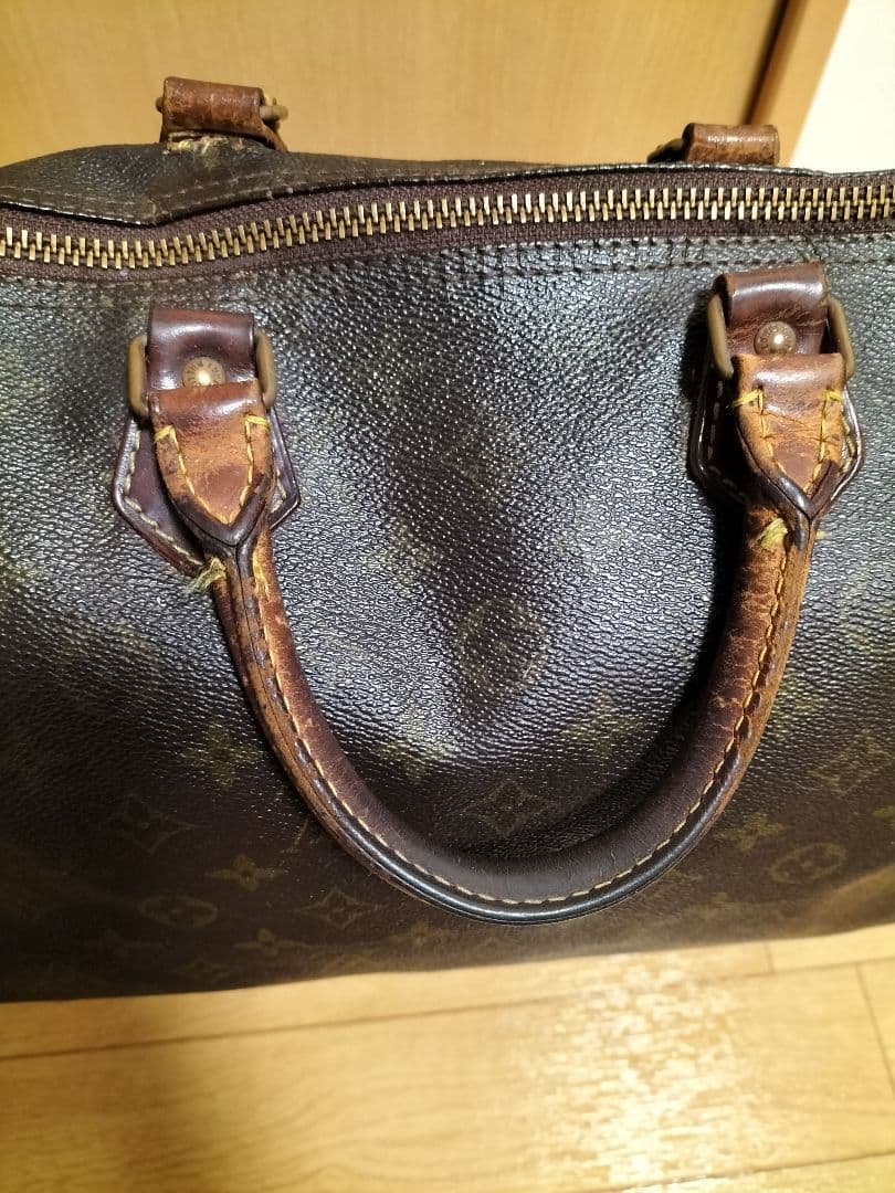 ボストンバッグ ダークブラウン