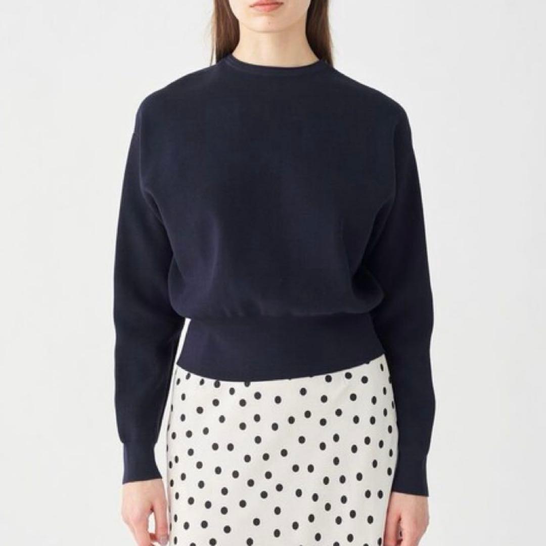美品 ボールジィ 2WAY パールコンビクルーネックカーディガン 24SS 春服