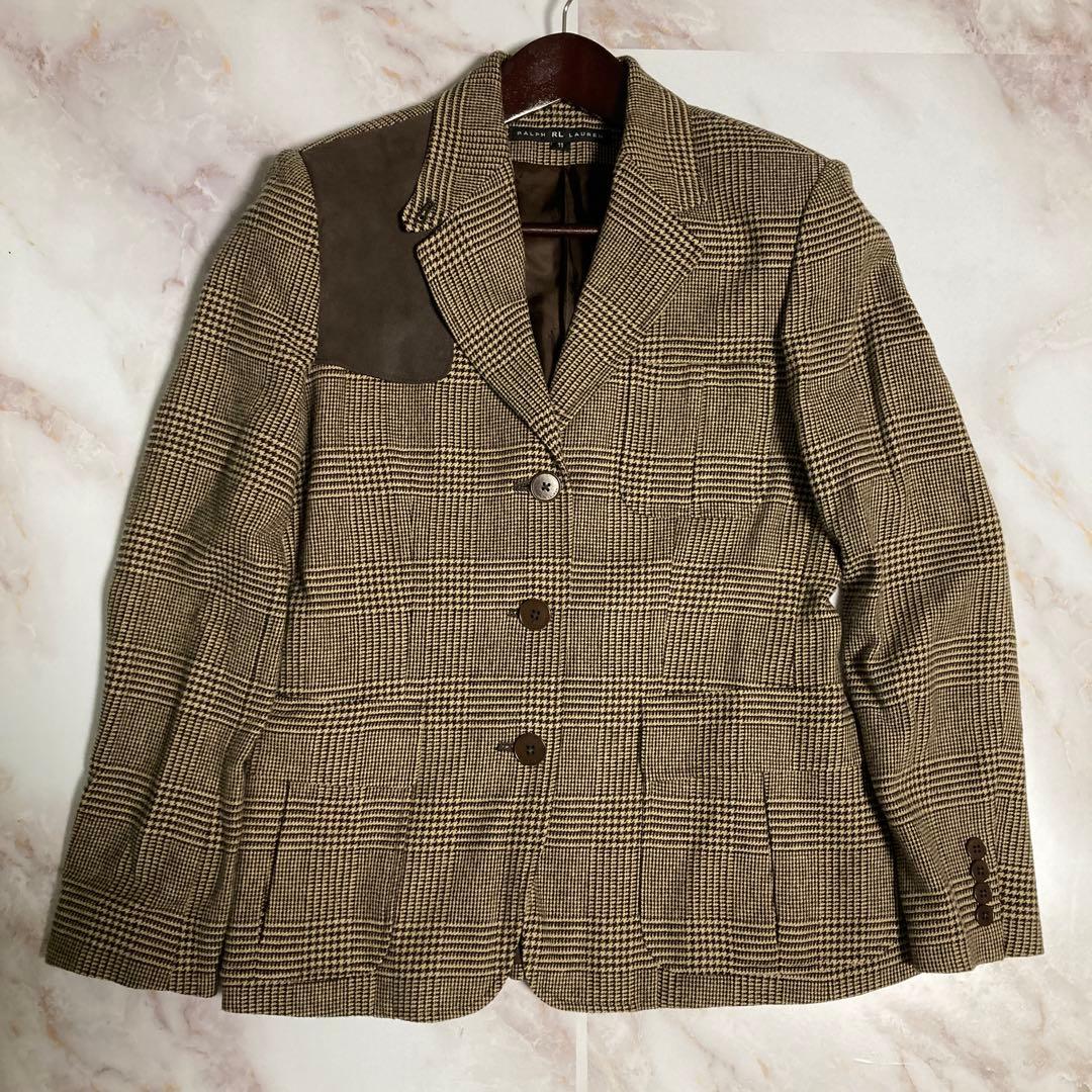 Ralph RL Lauren 千鳥格子 テーラードジャケット 11号