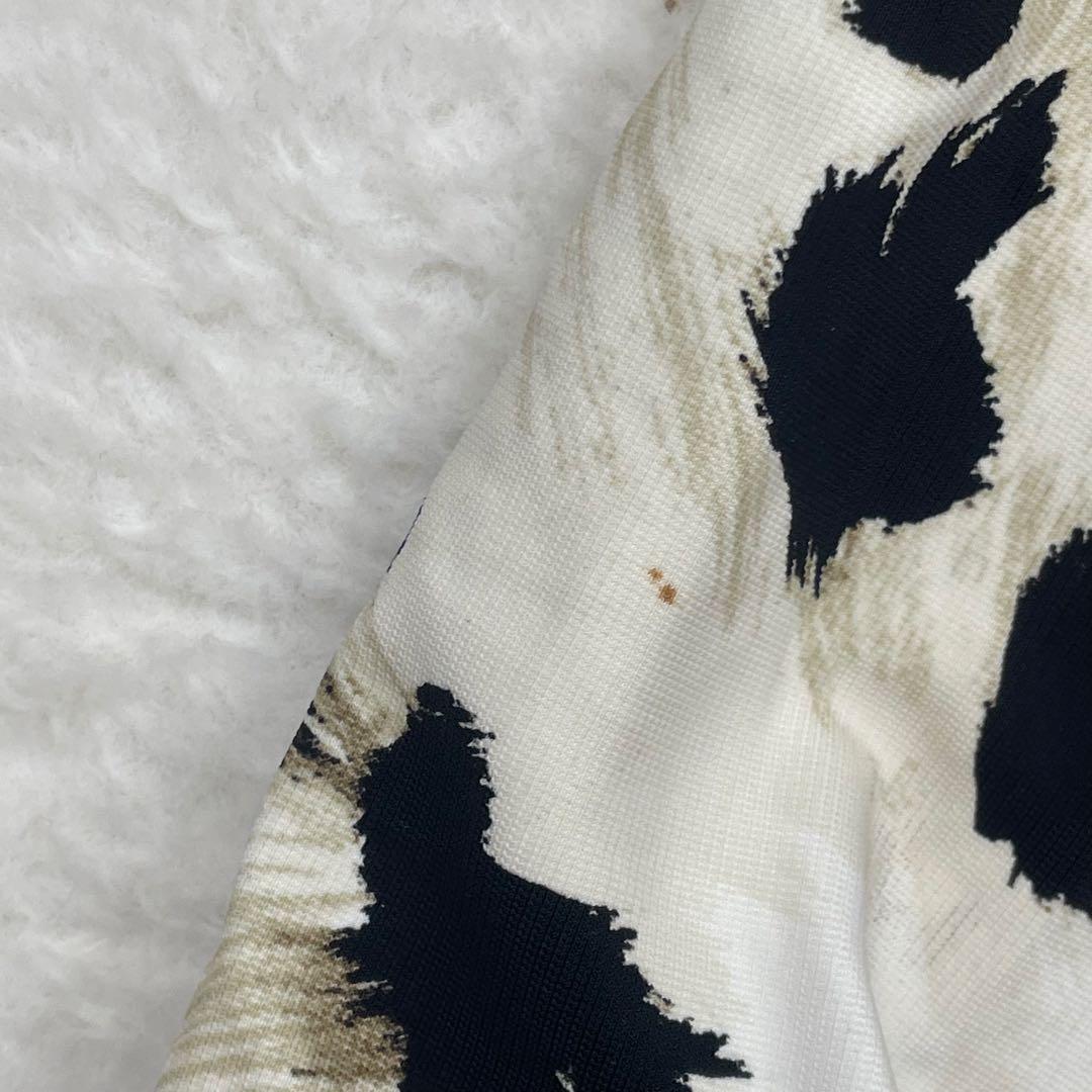 美品　roberto cavalli 総柄　ヒョウ柄 長袖ワンピース　イタリア製