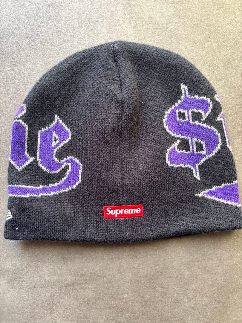 シュプリーム New Era Accent Beanie