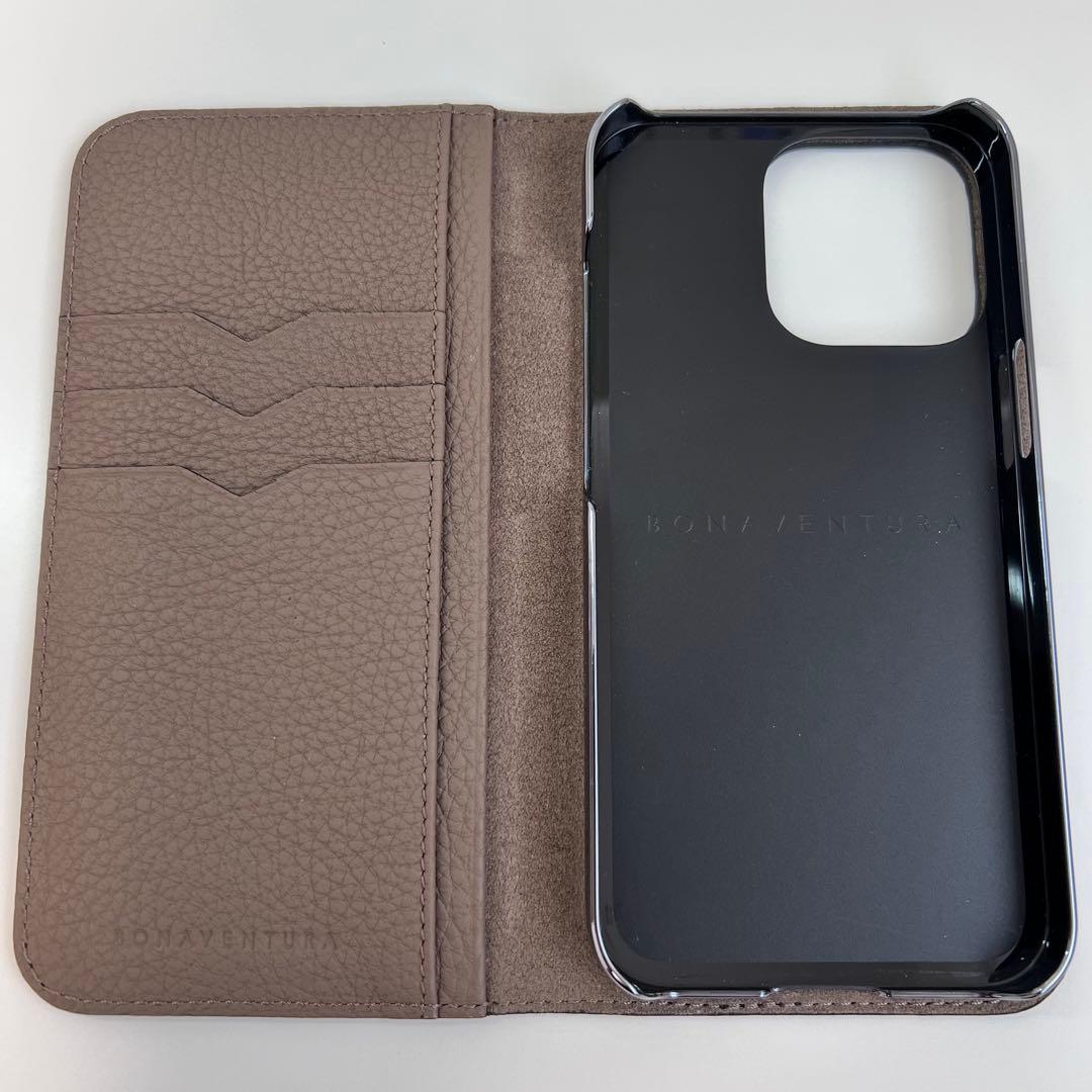 【美品】BONAVENTURA iPhone 13 Pro 手帳型ケース