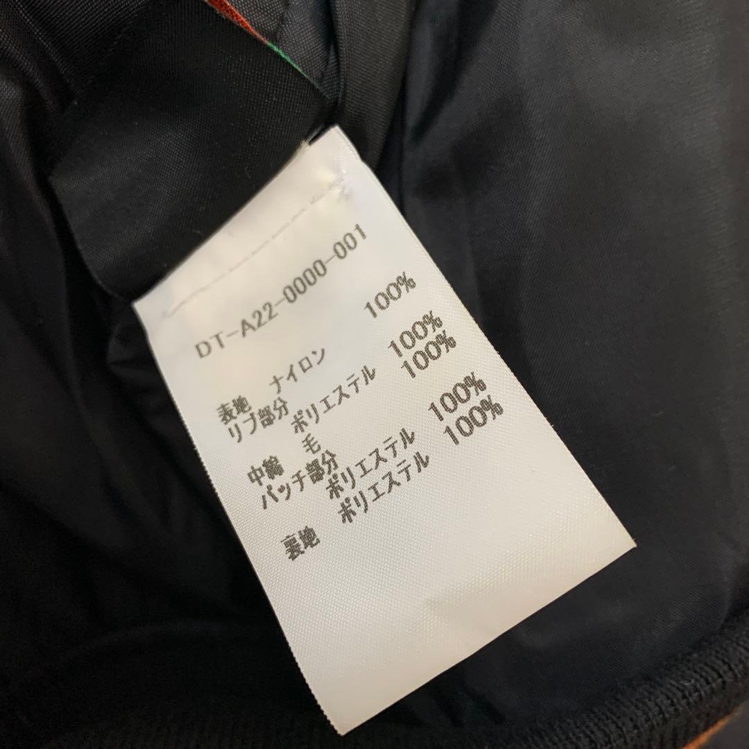 DENIM TEARS ボンバージャケット ブラック ナイロン ワッペン L