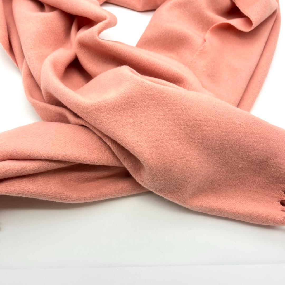 美品 アクネストゥディオズ マフラー ピンク カシミヤ100 大判 ロング