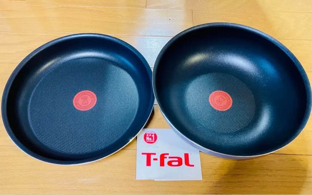 【新品格安出品】ティファール　フライパン　ウォックパン　セット　ガス火専用2点セ