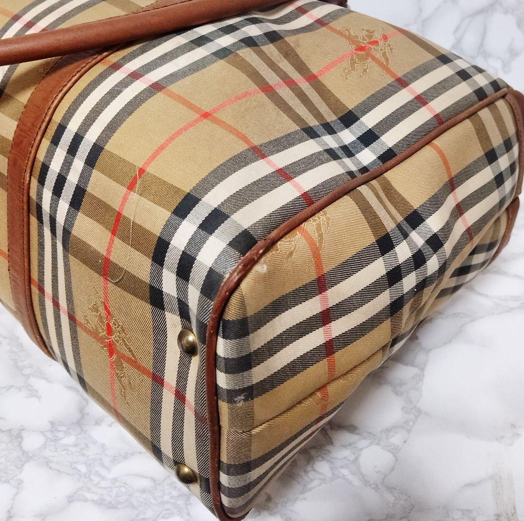 セール❢BURBERRY バーバリー ボストンバッグ ノバチェック 旅行バッグ