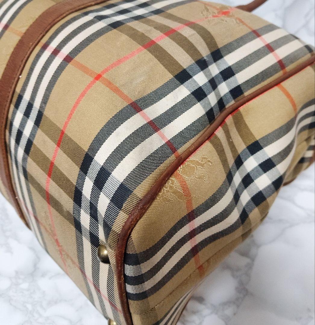 セール❢BURBERRY バーバリー ボストンバッグ ノバチェック 旅行バッグ