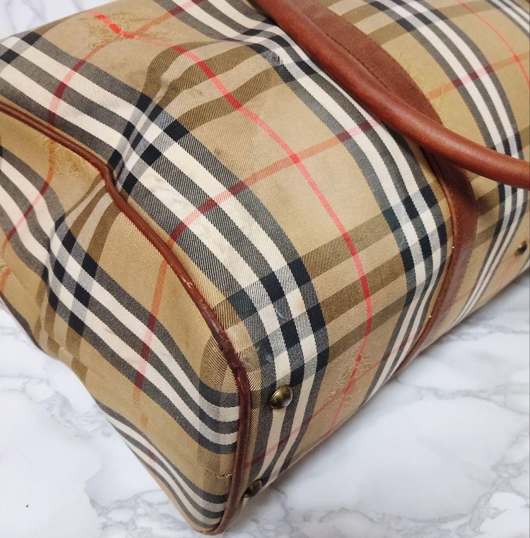 セール❢BURBERRY バーバリー ボストンバッグ ノバチェック 旅行バッグ