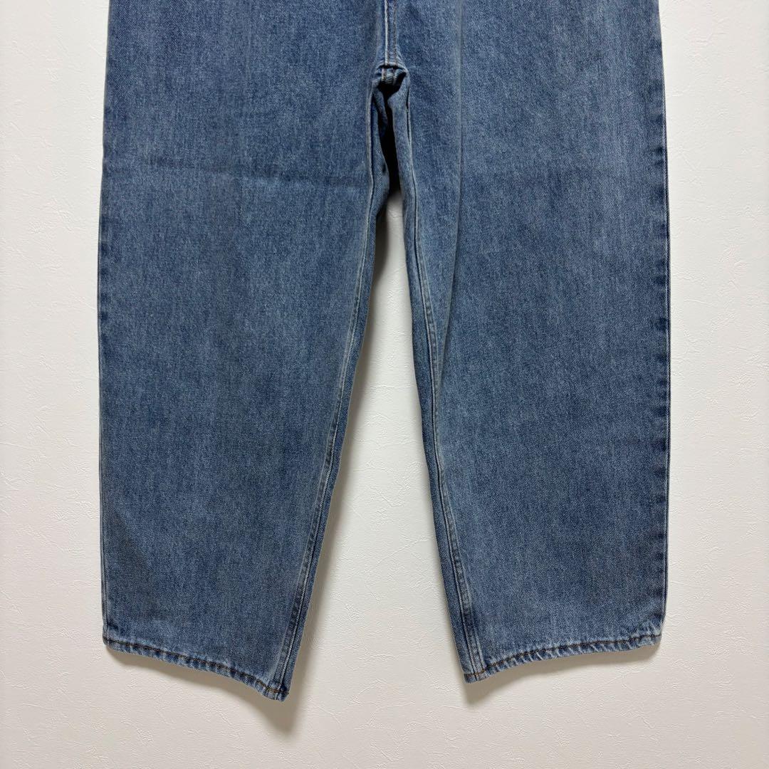 ✨新品✨i'm in 辻元舞 バックベルトワイドジーンズ デニム 綿 ブルー S