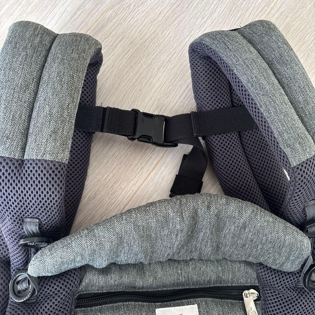 【美品】エルゴベビー　オムニ360　クールエア　メッシュ　チャコールグレー