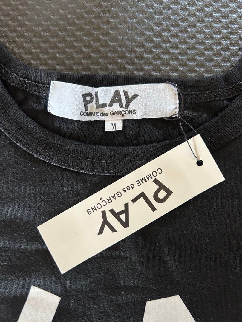 【新品】COMME des GARÇONS PLAY Tシャツ BLACK/黒