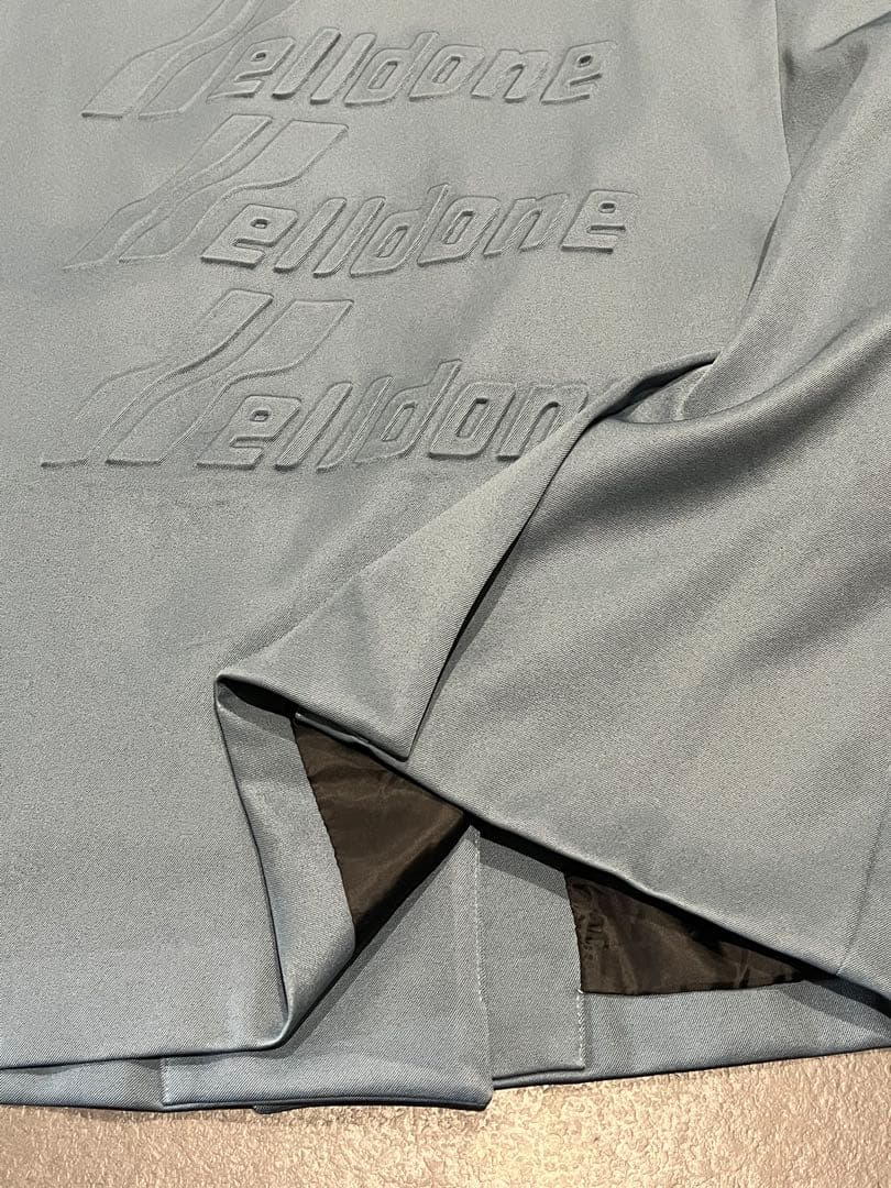 即*！様 新品 ウェルダンWE11DONE WOOL エンボス 加工 LOGOジ