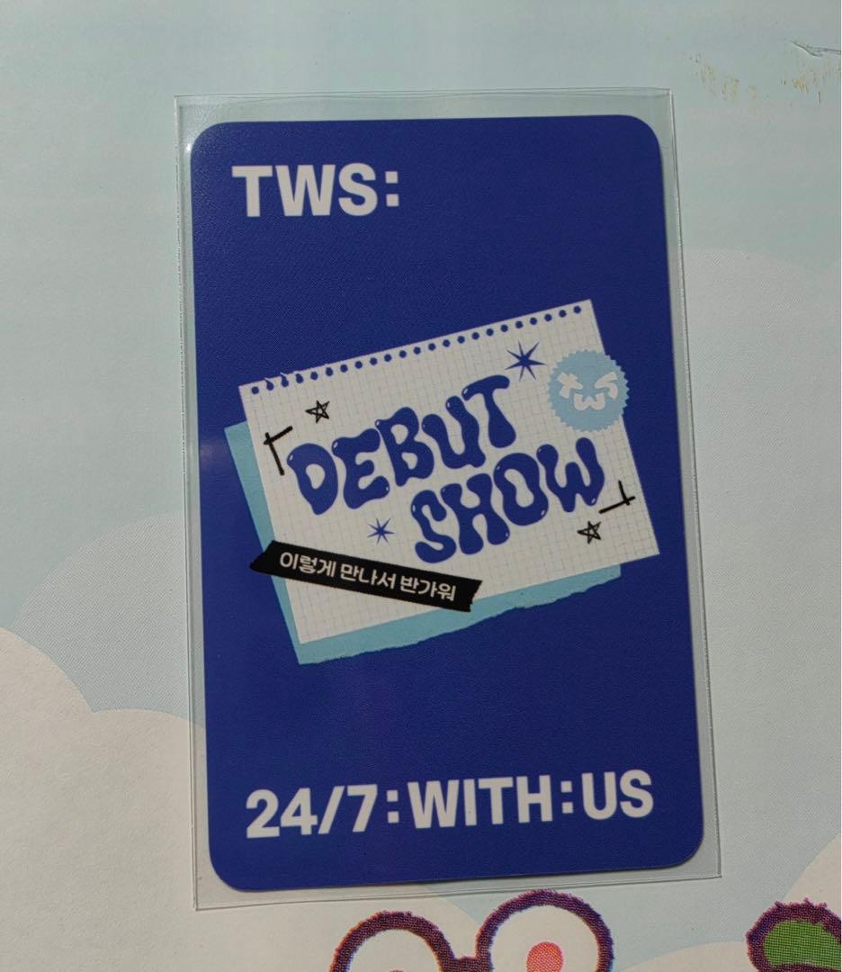 TWS シニュ SHINYU withmuu Debut Show トレカ　1枚
