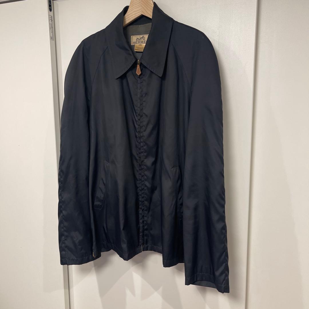 HERMES スイングトップ　52 ネイビー