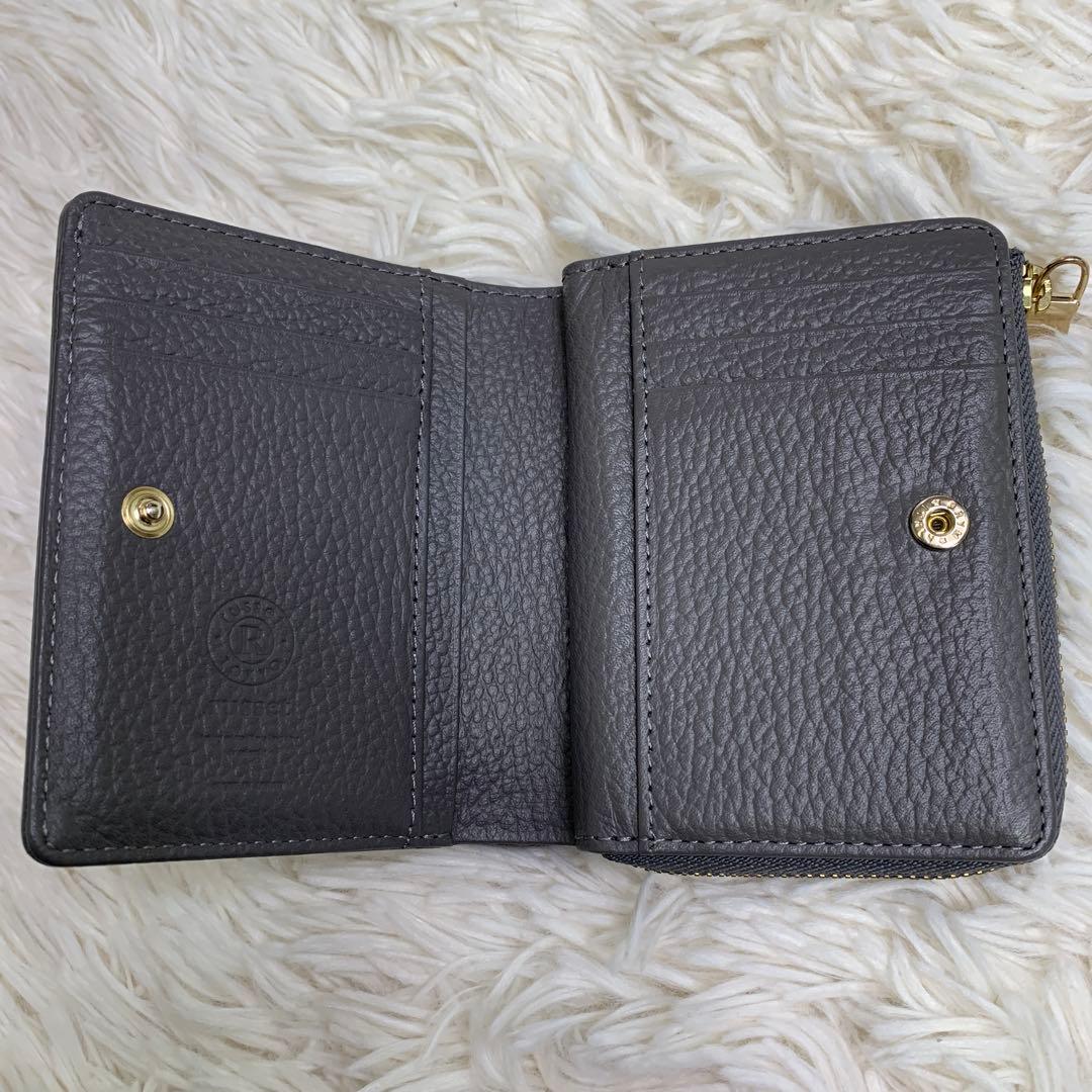 美品✨財布 二つ折り ブランド russet ラシット モノグラム レザー