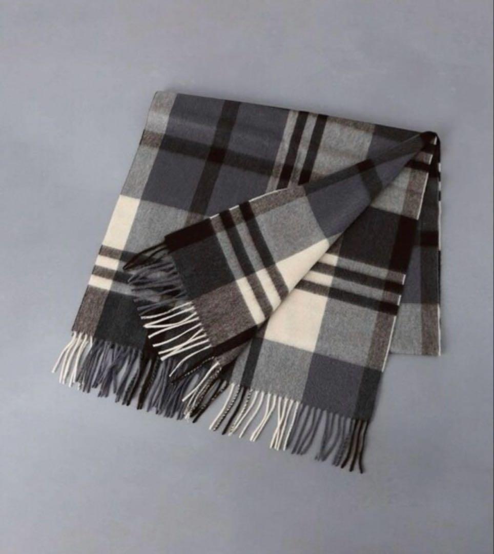 【国内正規品】24AW ジョシュアエリス　カシミア100% 中大判ストール