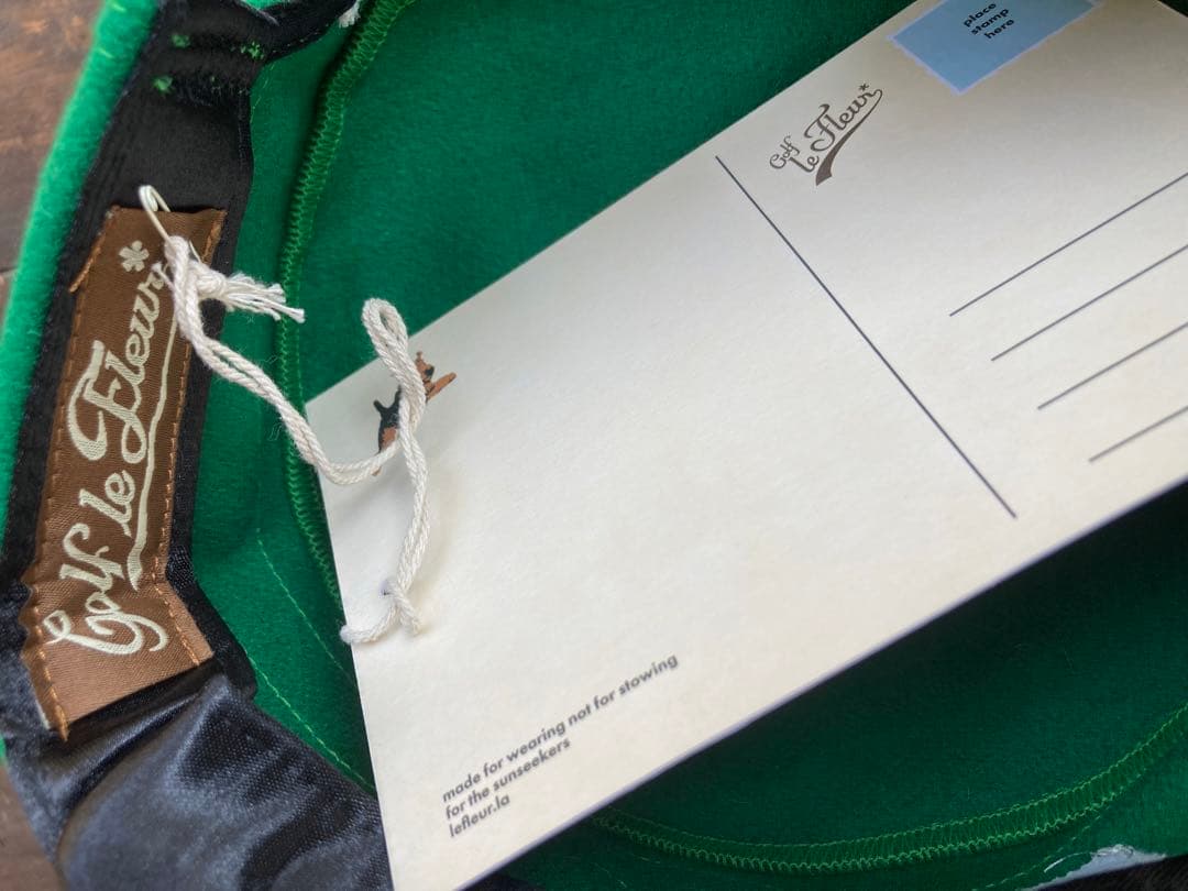 【最終価格】GOLF le FLEUR F* PILLBOX HAT GREEN