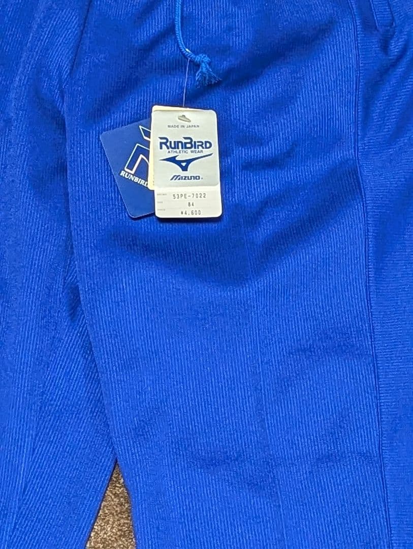 新品　タグ付　MIZUNO　ランバード　ジャージ上下セット　О　Rブルー　日本製