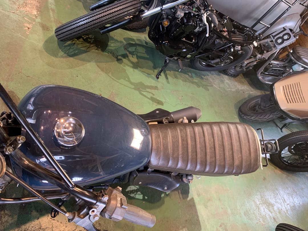 Kawasaki250TR用 カスタムシート 新品 張り替え済み 純正ベース使用