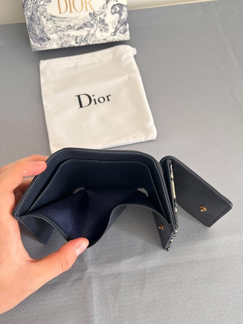 DIOR 三つ折り　財布　ディオール