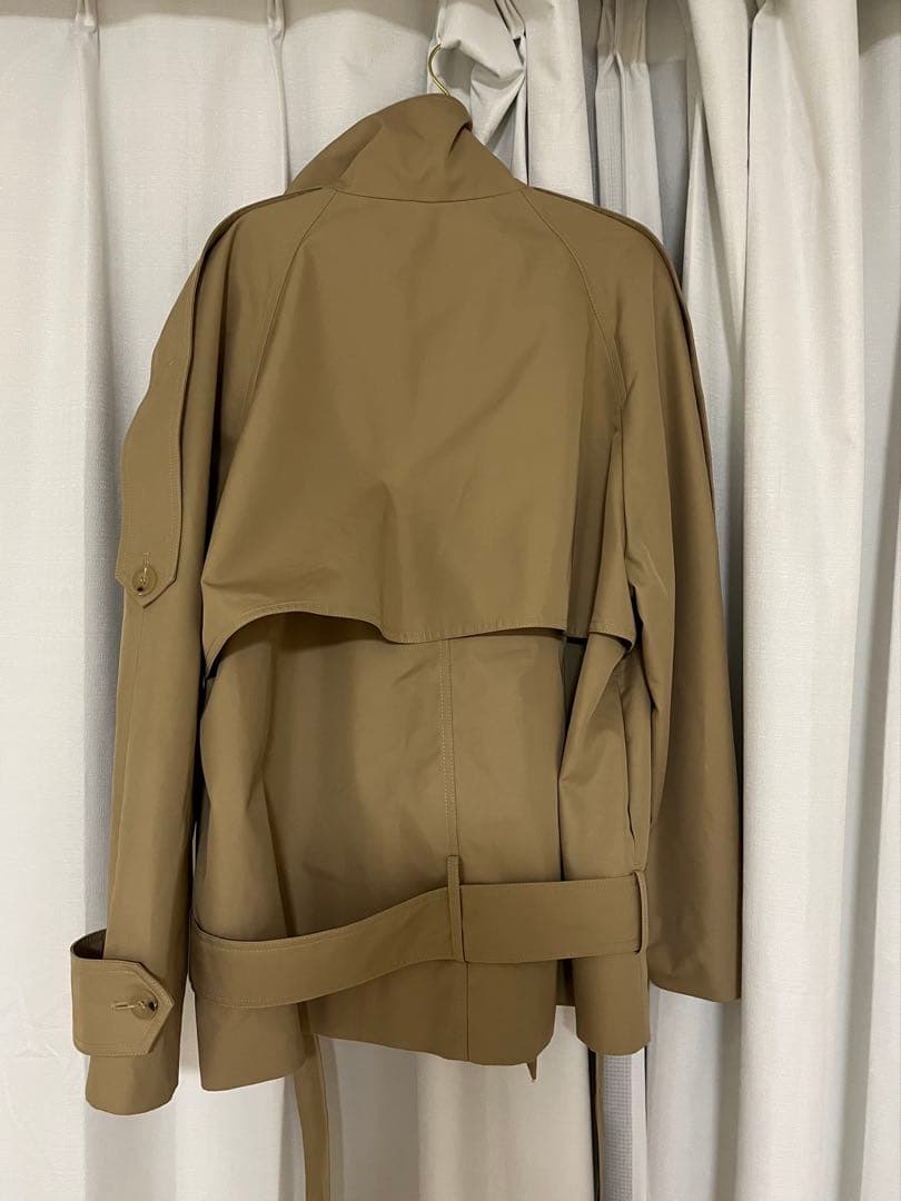 【ZARA】 ハイネックトレンチコートZW
