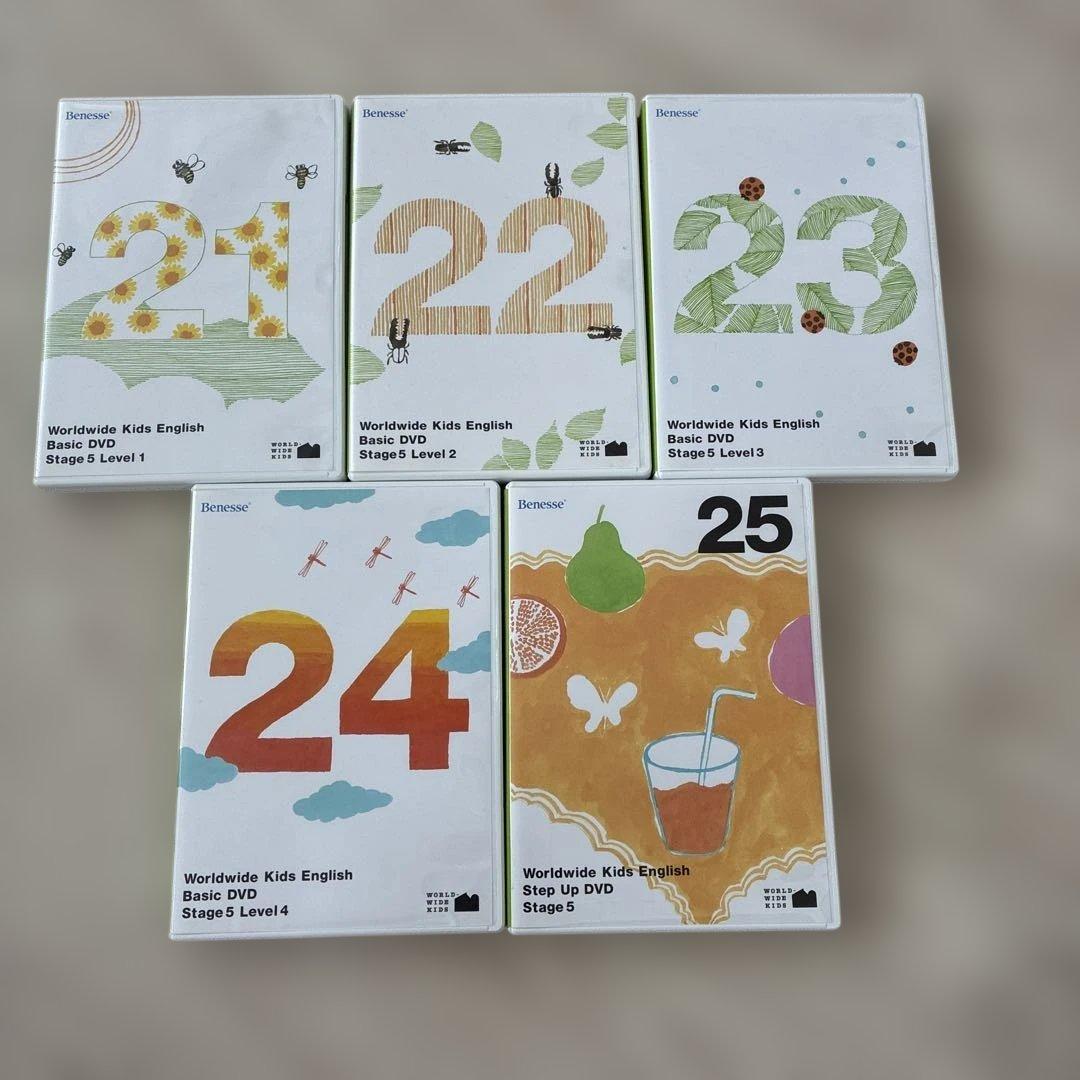Worldwide kids English DVD stage1-6全30枚