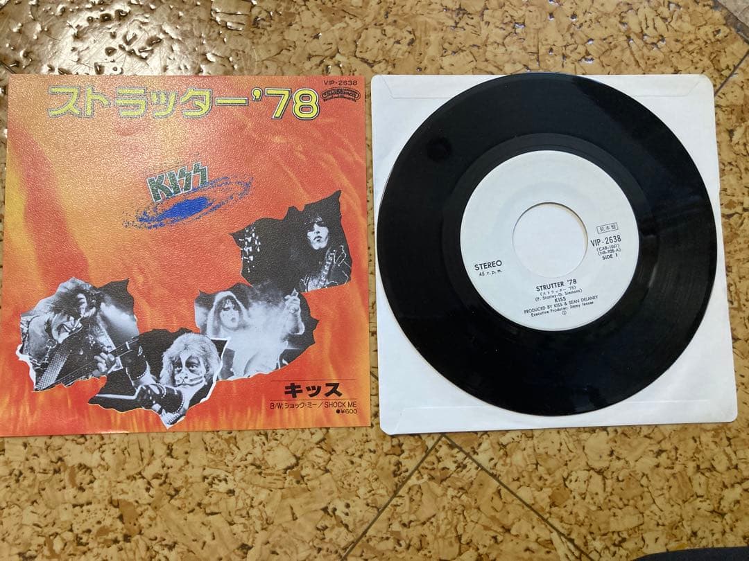 レア！見本版キッス シングルレコード ストラッター・78