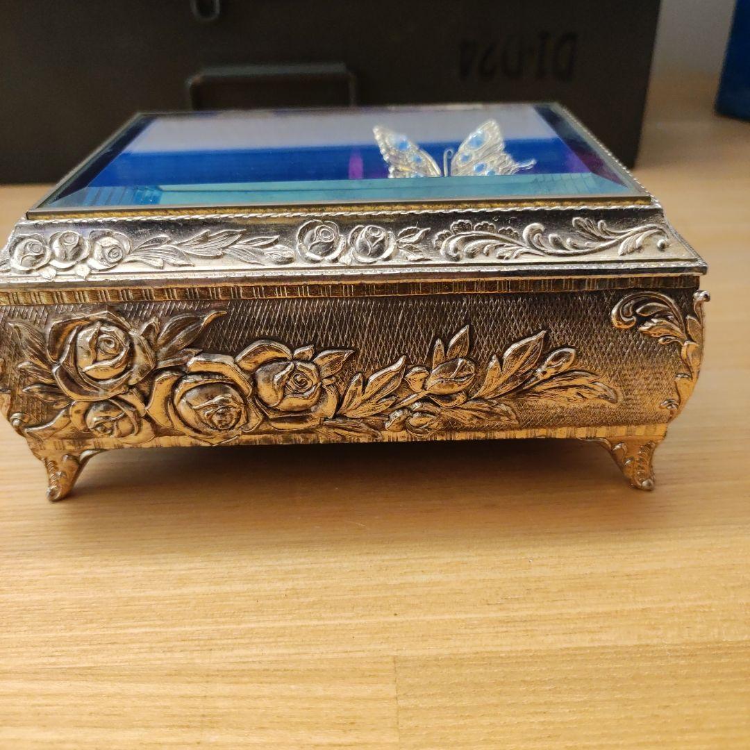 美品 小樽オルゴール堂 カノン BOX オルゴール蝶々