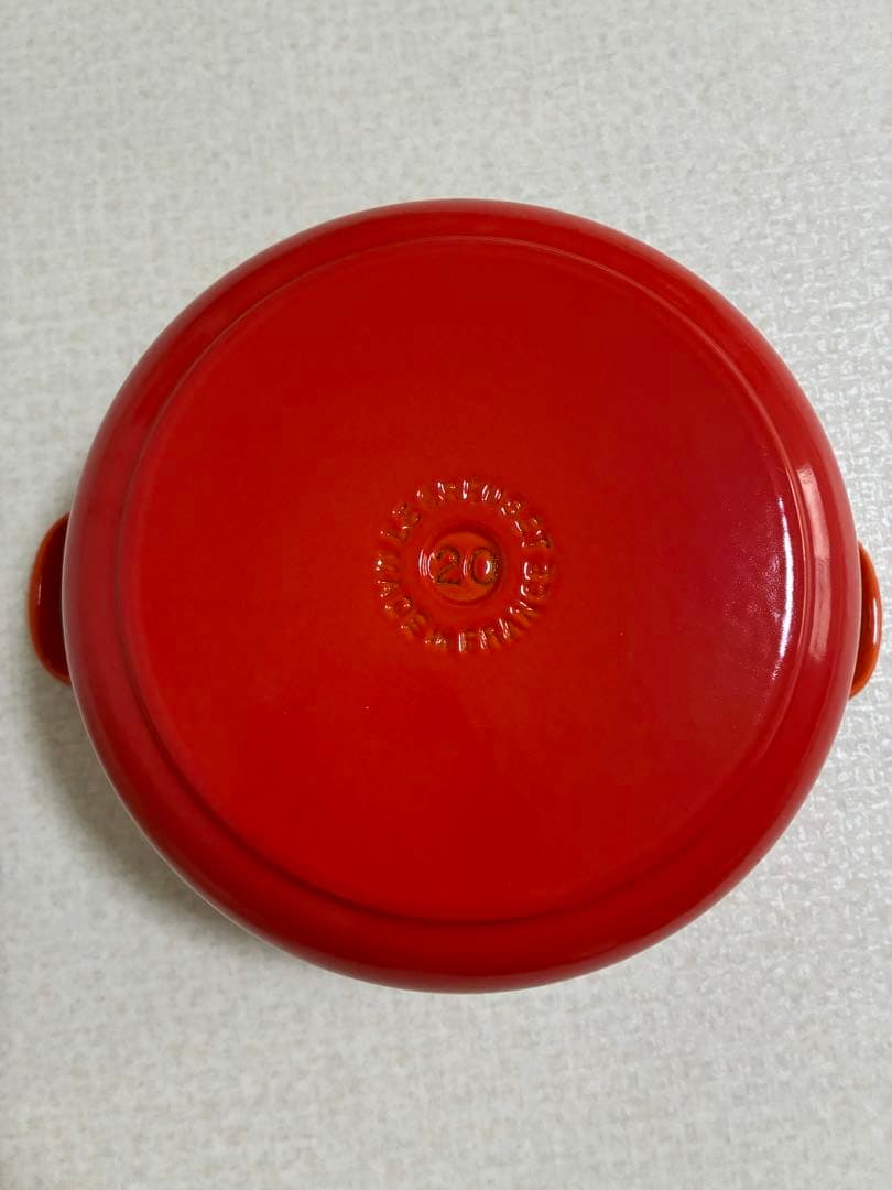 LE CREUSET ル・クルーゼ 20cm 両手鍋 オレンジ