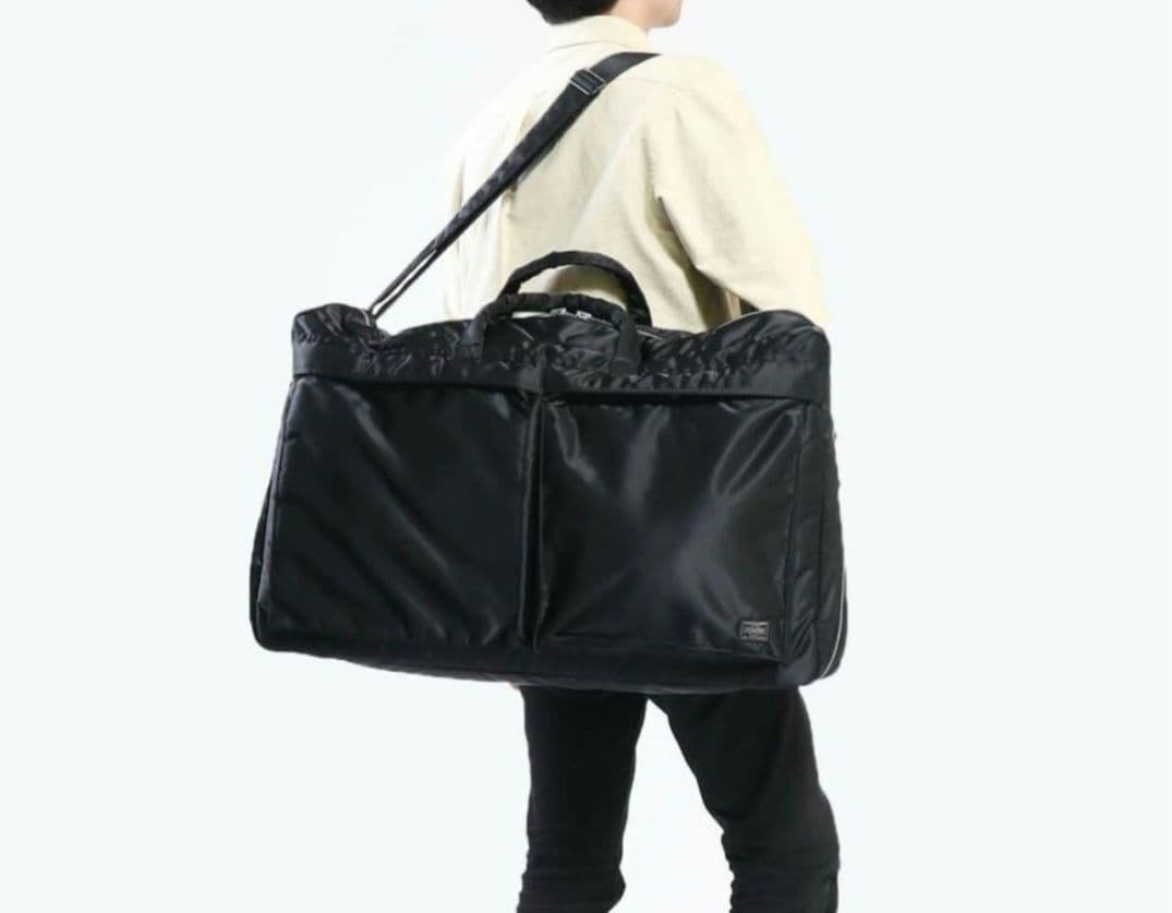 未使用　美品　PORTER　TANKER　ボストンバッグ　XL　ブラック　特大