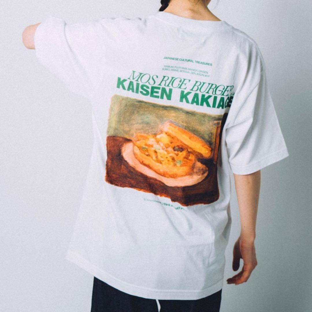 味な副音声 モスバーガー ライスバーガーは文化遺産Tシャツ Mサイズ