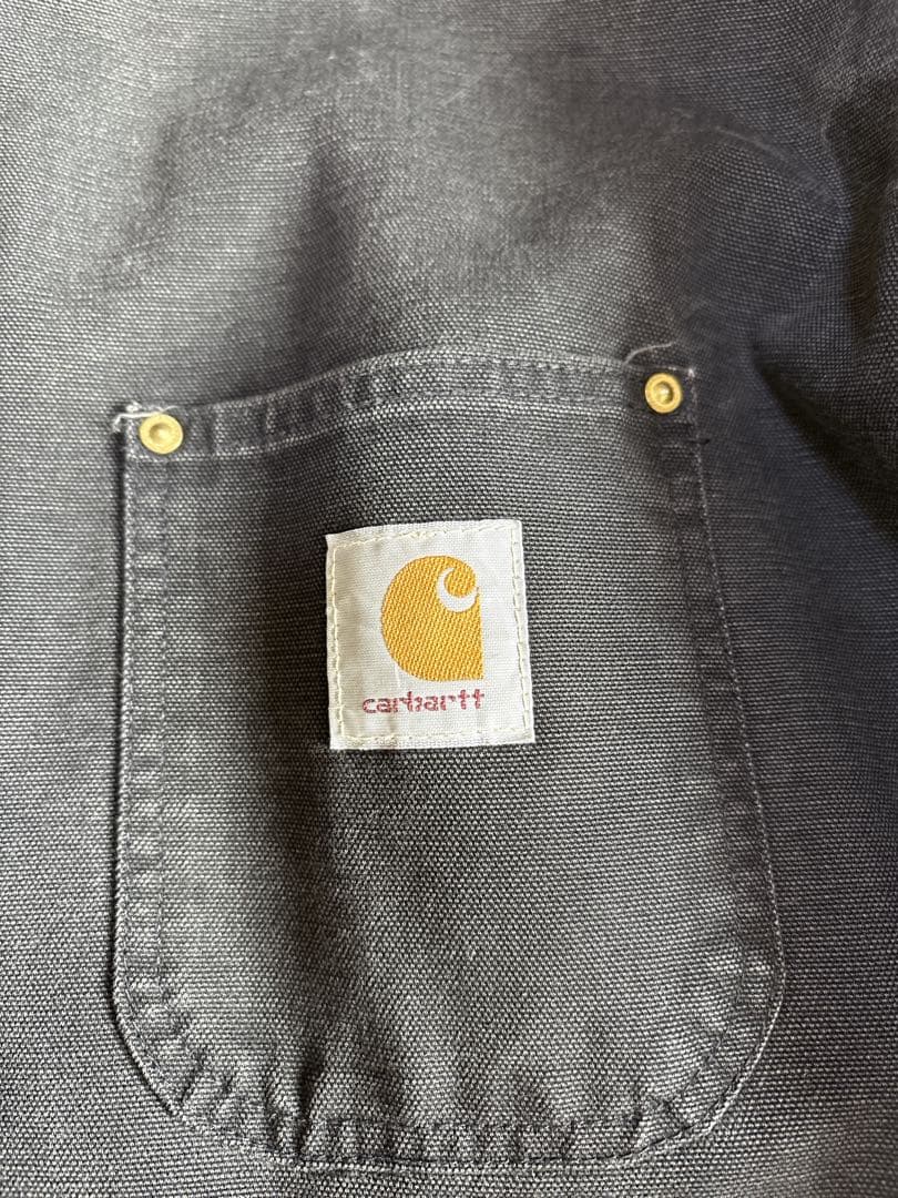 usa製　Carhartt ブラックミシガンチョアコート　星タグ　size 52