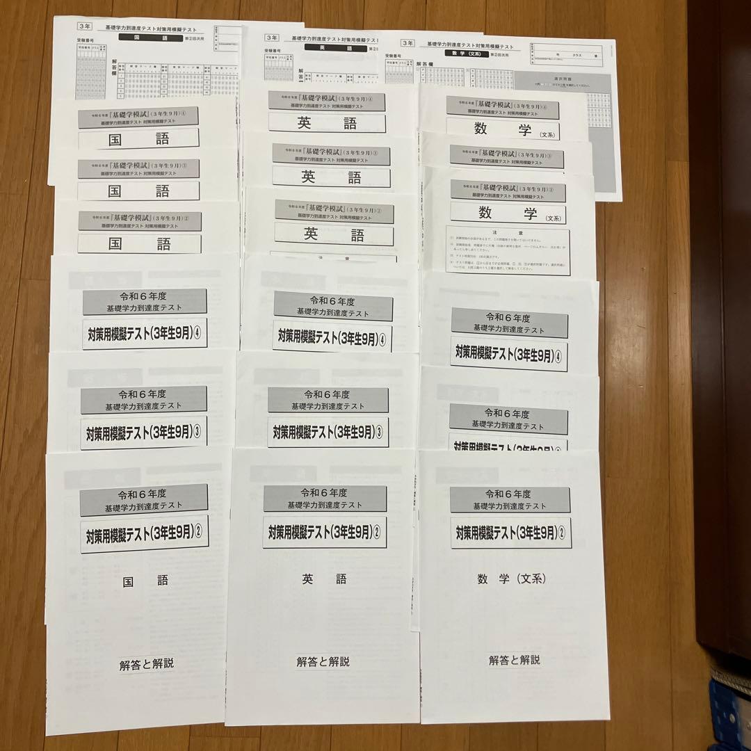 日大　基礎学力到達度テスト、模擬テストセット（文系）