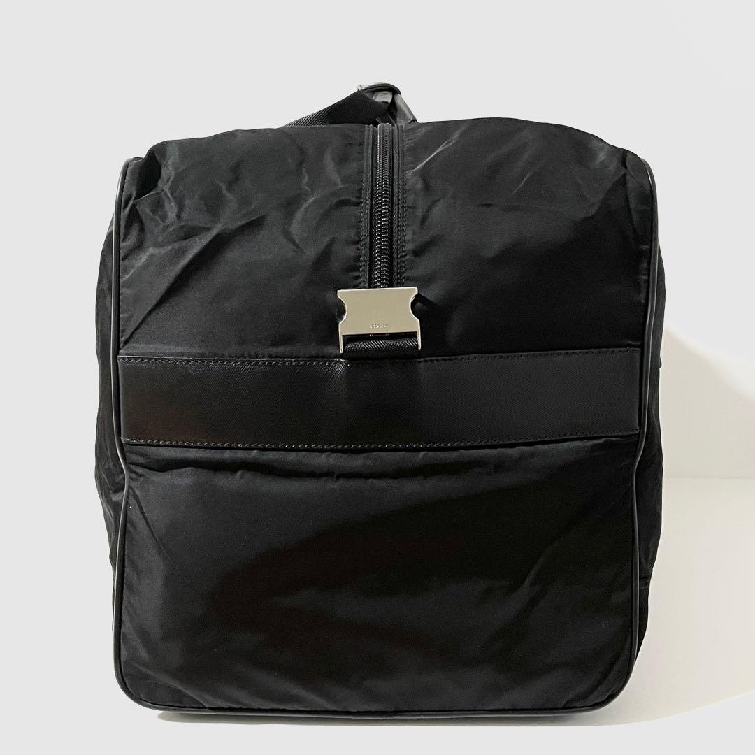 【極美品〜美品】プラダ 2way ボストンバッグ ナイロン×サフィアーノ