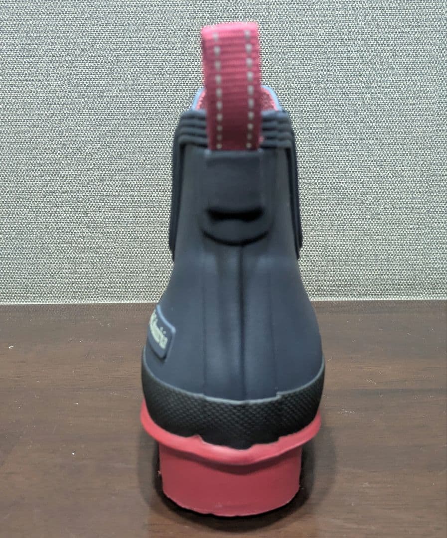 美品✨️コロンビア　サイドゴア　レインブーツ　ネイビー　完全防水　梅雨　M