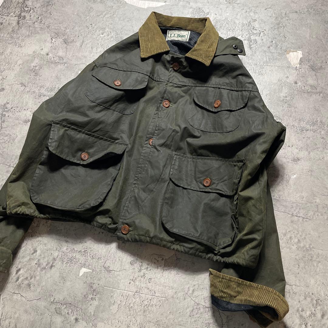 y*y様 スコットランド製 L.L.bean ビンテージ　短丈　オイルドシャケッ