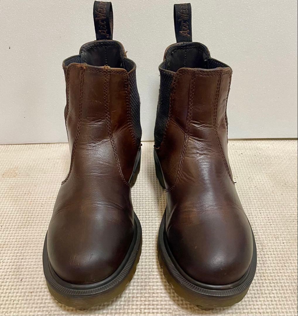 Dr Martensドクターマーチン サイドゴアブーツUK4ブラウン