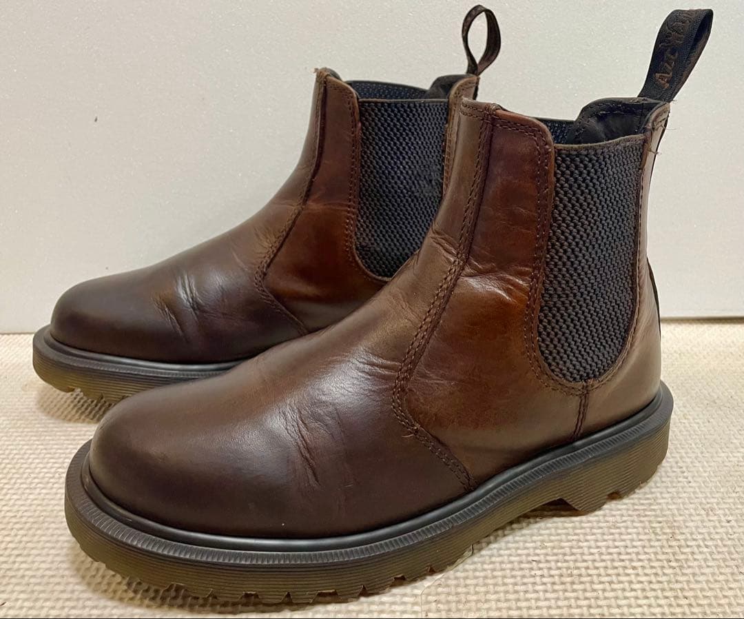 Dr Martensドクターマーチン サイドゴアブーツUK4ブラウン
