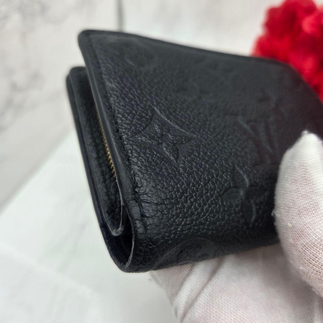 ルイヴィトン ポルトフォイユ クレア モノグラム アンプラント ノワール 財布