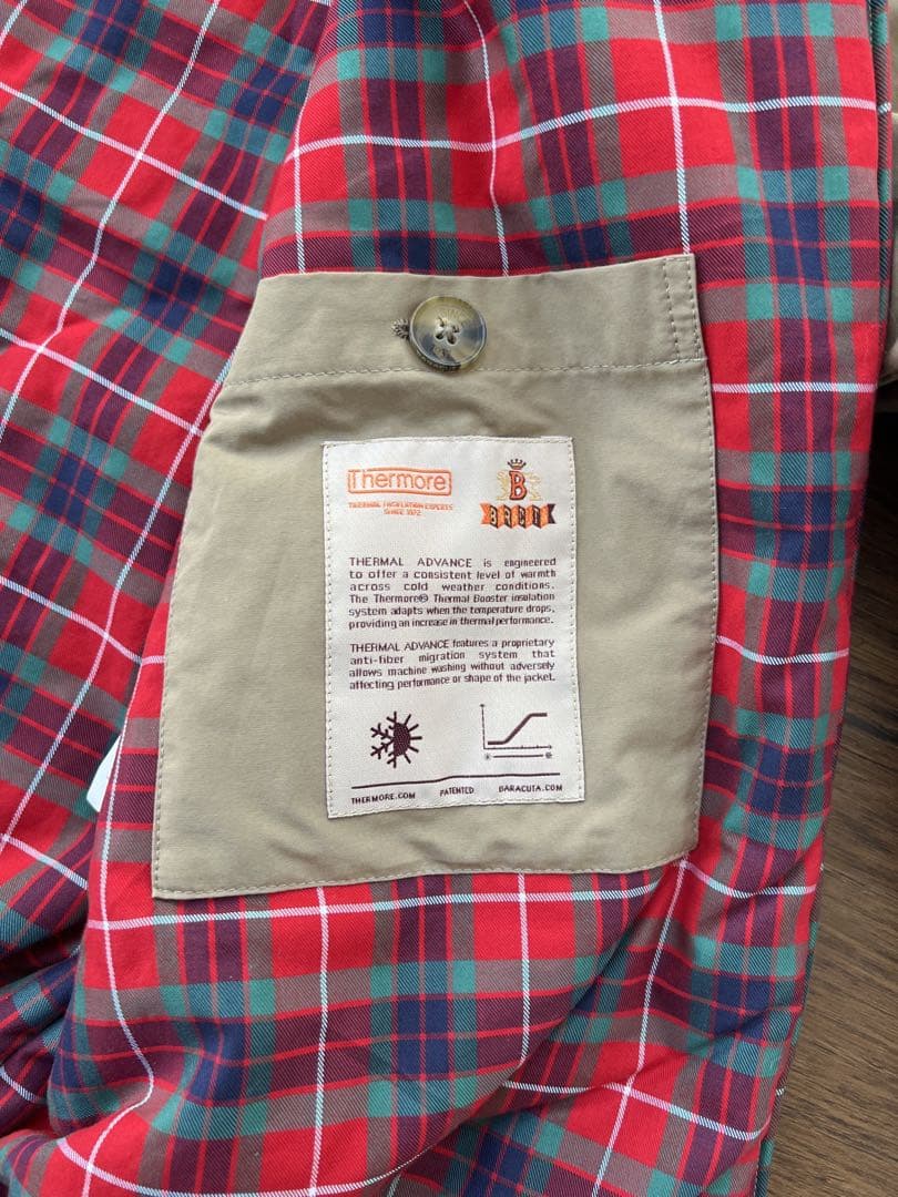 BARACUTA バラクータ G9 ジャケット サイズ44 Thermore