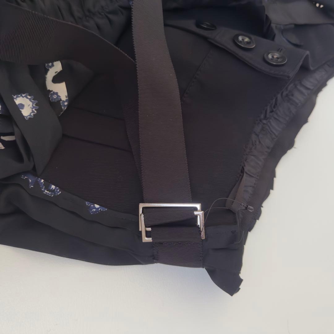 美品✨sacai プリーツ　ドッキング　バンダナ柄スカート キュロットスカート
