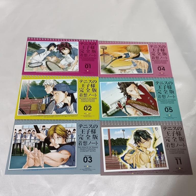 【着想ノート付き！ピンズ付き！テニスの王子様完全版　Season1～3全36冊】