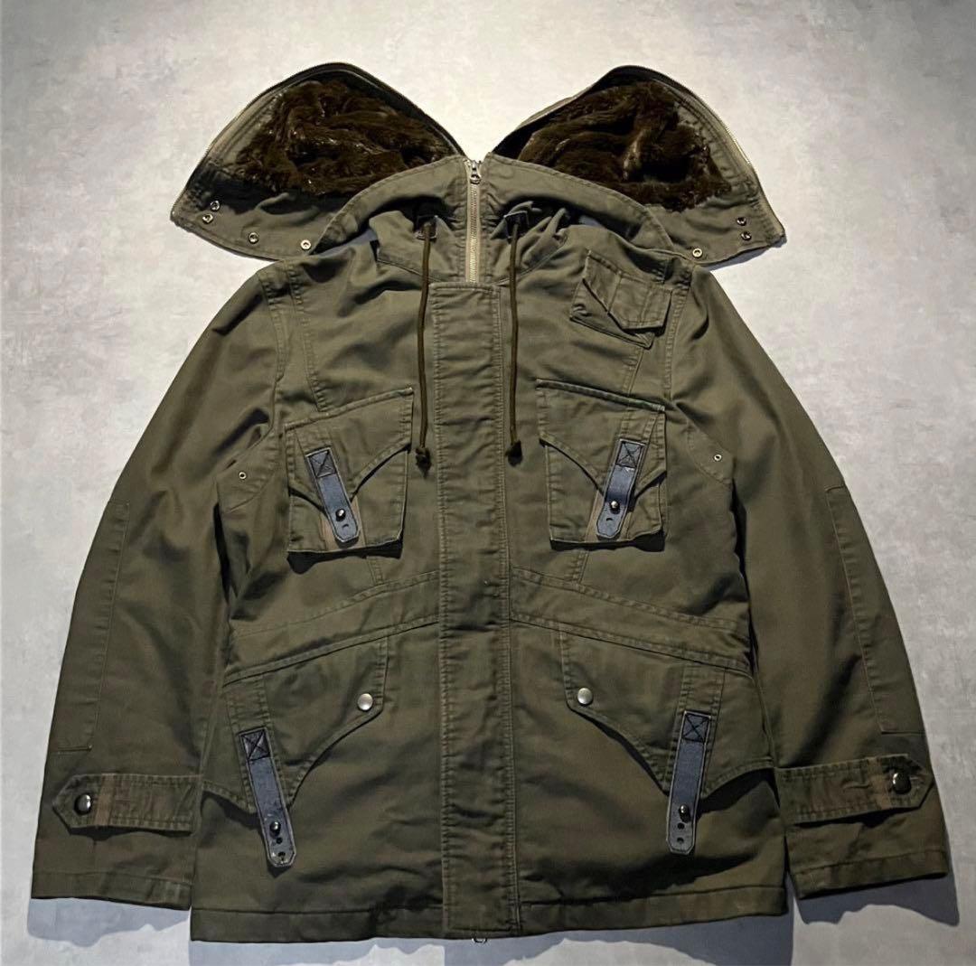 ジャケット・アウター PPFM archive military punk jacket y2k