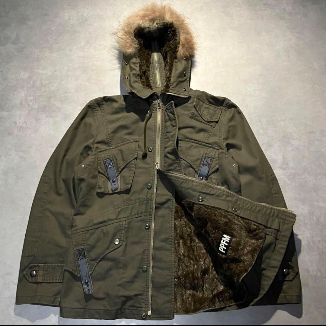 ジャケット・アウター PPFM archive military punk jacket y2k