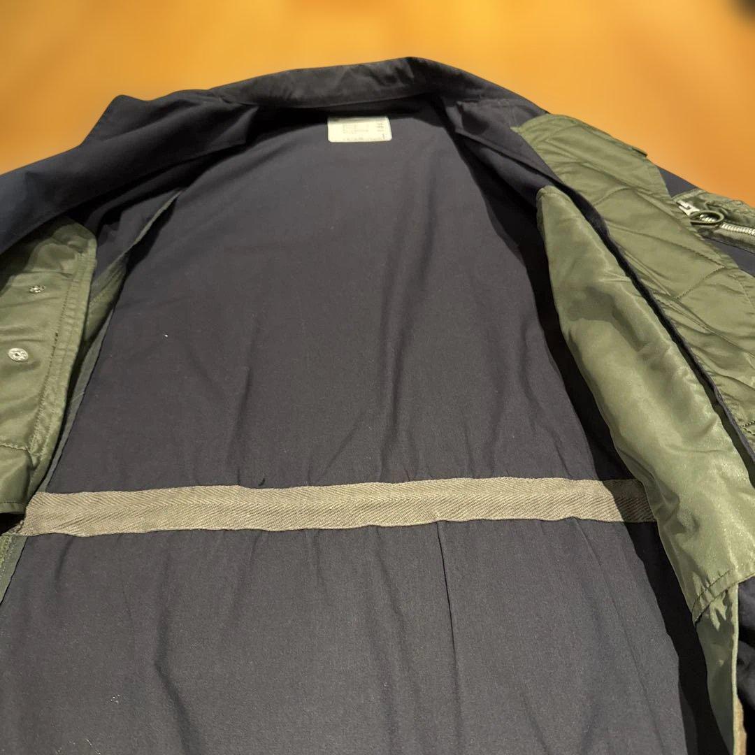sacai コート size2 ネイビー 18-01863M