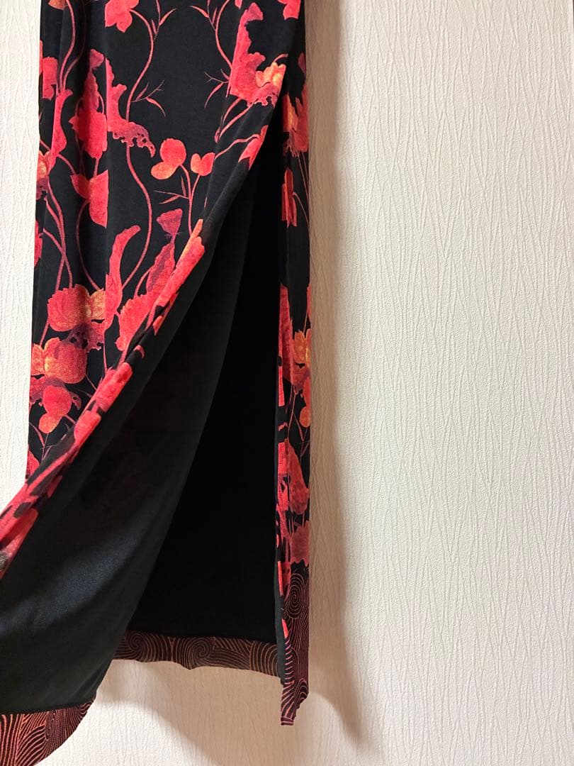 VIVIENNETAM ヴィヴィアンタム　蓮の花　サイドスリット　スカート