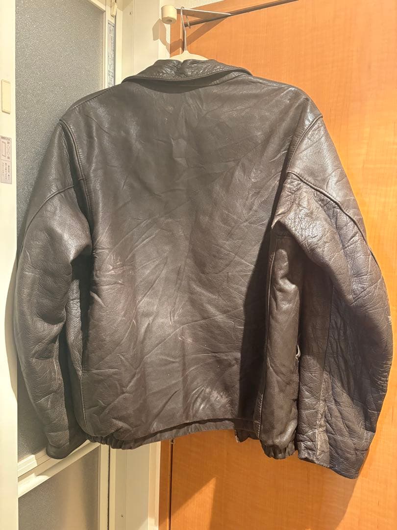 60s〜70sフランス軍　フライトジャケット フレンチパイロットレザージャケット