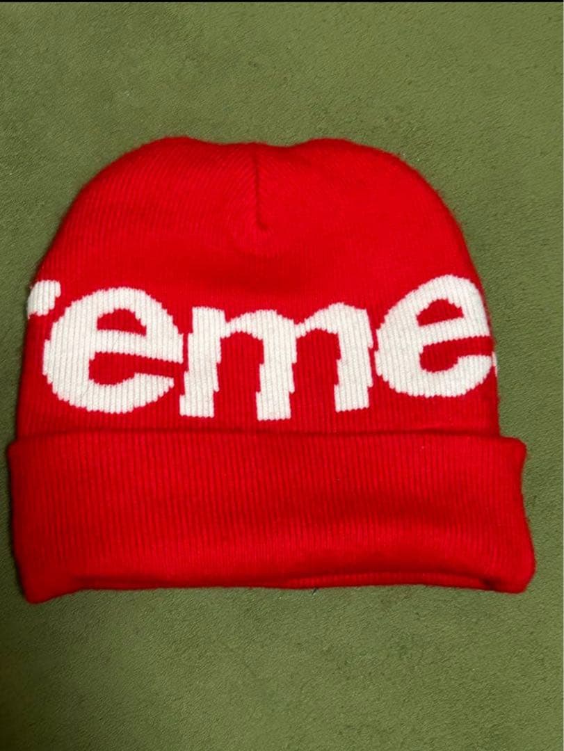 supreme ビーニー 赤